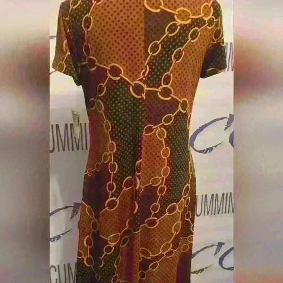 Dress Barn MSK chain link women's slip on dress small and medium - Picture 4 of 8